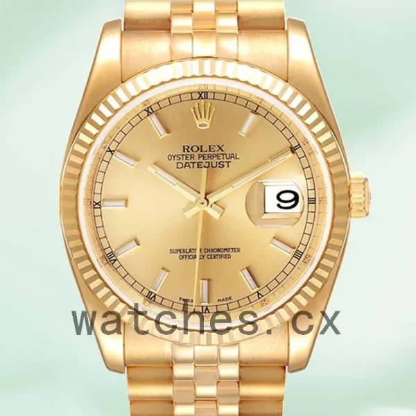 Rolex Datejust Men's 116238-0059 36mm Automatic Champagne Dial
