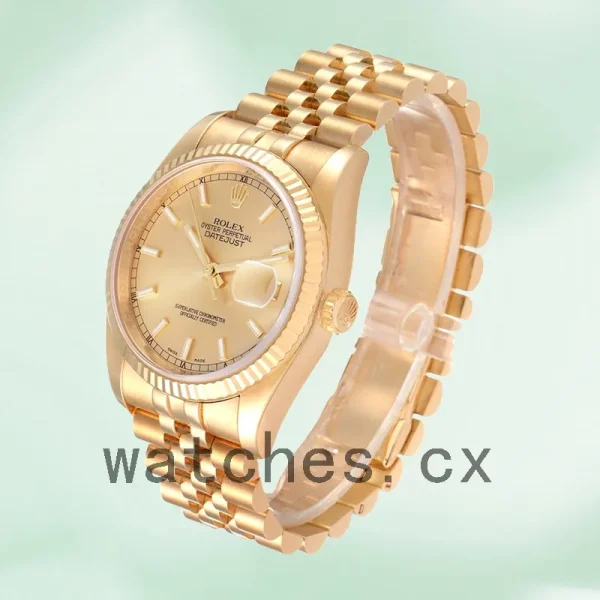 Rolex Datejust Men's 116238-0059 36mm Automatic Champagne Dial - Image 3