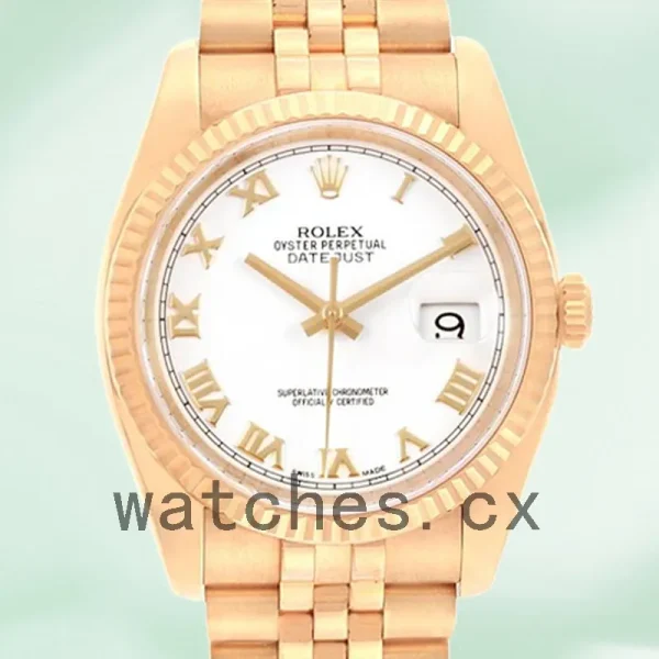 Rolex Datejust 116238 Men's 36mm Gold-tone