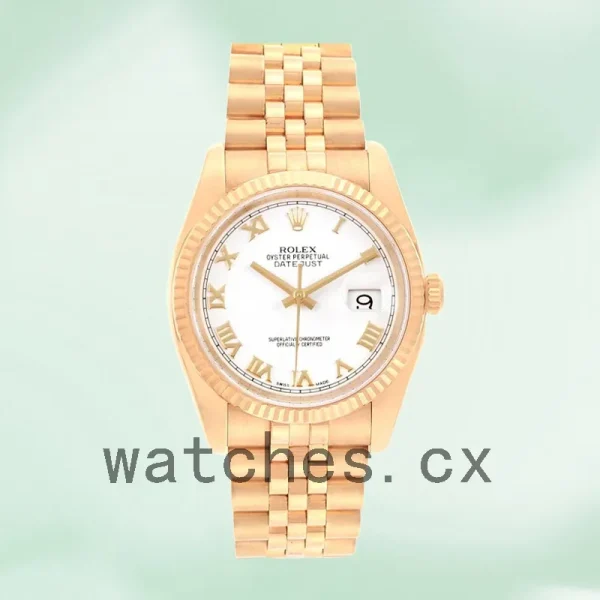 Rolex Datejust 116238 Men's 36mm Gold-tone - Image 2
