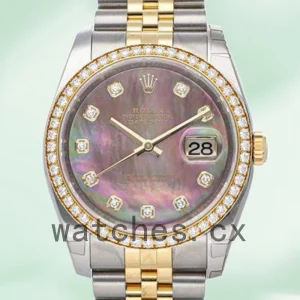 Rolex Datejust 116243BKMDJ Men's 36mm Automatic Bracelet