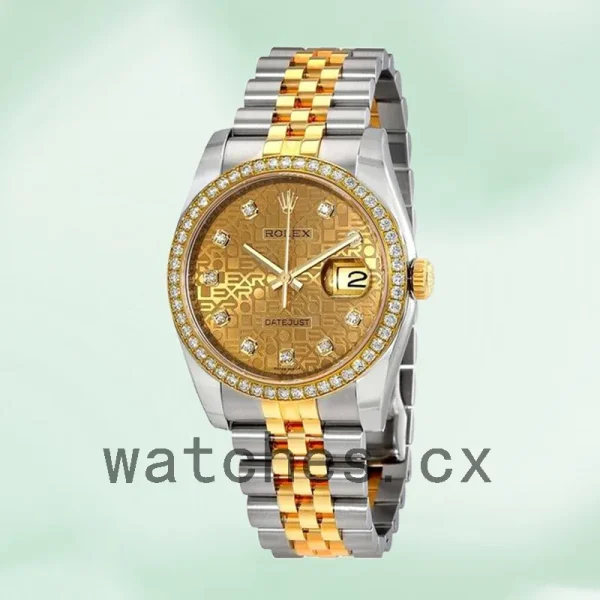 Rolex Datejust 36mm Men's 116243CJDJ Silver-tone - Image 2