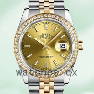 Rolex Datejust 116243CSJ Men's 36mm Silver-tone Bracelet