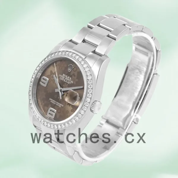 Rolex Datejust 116244BFAO Men's 36mm Silver-tone Automatic - Image 3