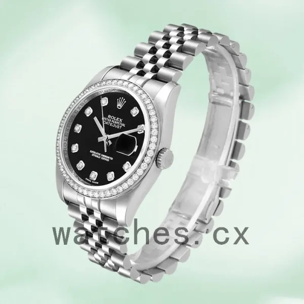 Rolex Datejust 116244BKDJ 36mm Men's Automatic Bracelet - Image 3