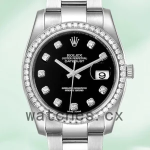 Rolex Datejust Men's 36mm 116244BKDO Automatic