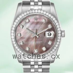 Rolex Datejust 116244BKMDJ 36mm Men's Automatic Bracelet