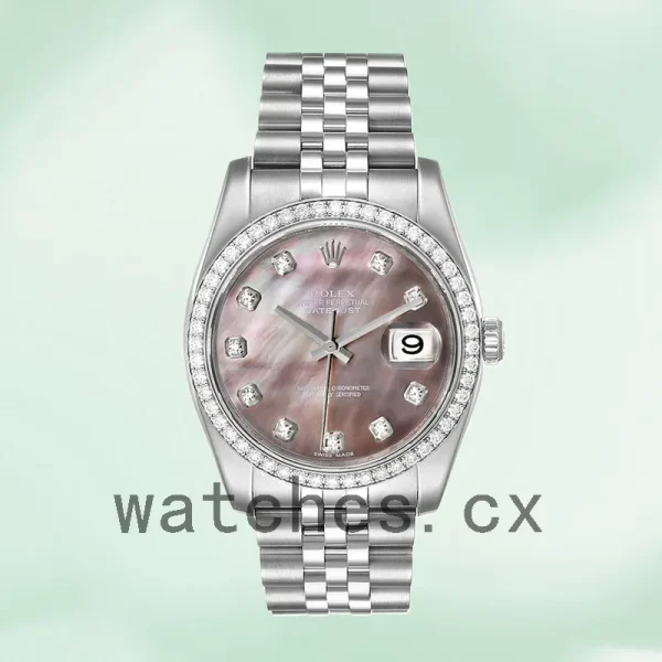 Rolex Datejust 116244BKMDJ 36mm Men's Automatic Bracelet - Image 2