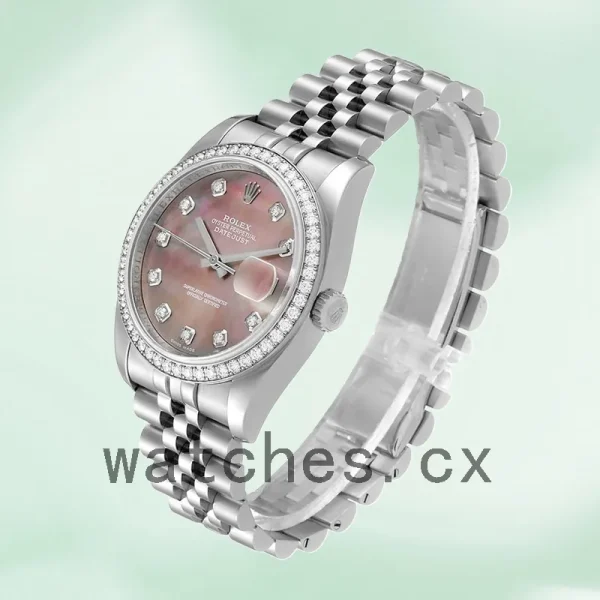 Rolex Datejust 116244BKMDJ 36mm Men's Automatic Bracelet - Image 3