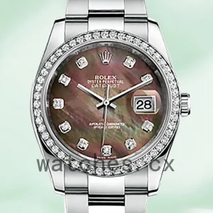 Rolex Datejust 36mm Men's 116244BKMDO Mother of Pearl