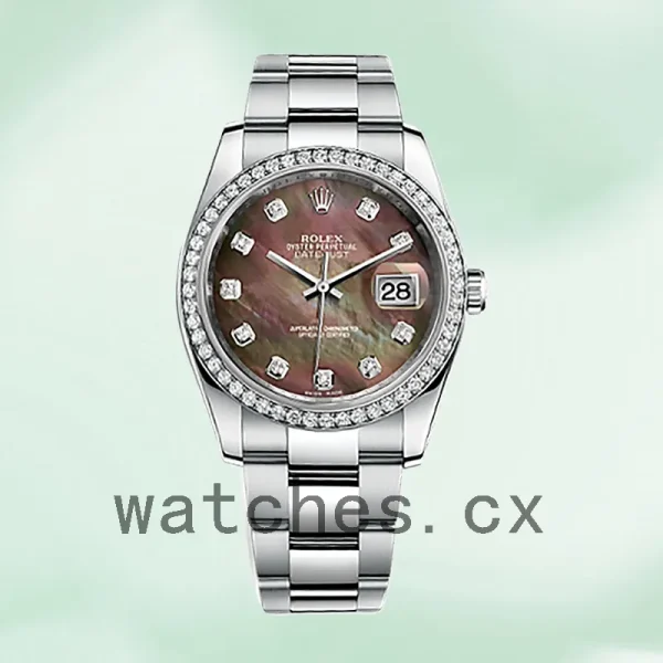 Rolex Datejust 36mm Men's 116244BKMDO Mother of Pearl - Image 2
