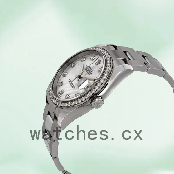 Rolex Datejust 116244MDO Men's 36mm Oyster Bracelet Mother of Pearl - Image 3