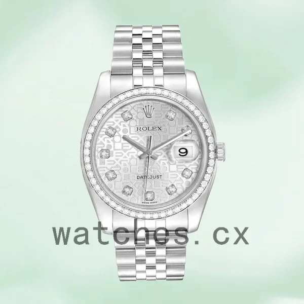 Rolex Datejust 116244SJDJ Men's 36mm Bracelet - Image 2