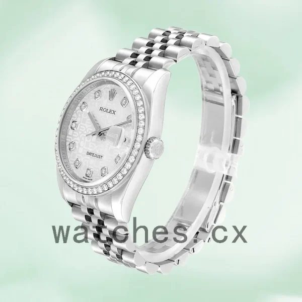 Rolex Datejust 116244SJDJ Men's 36mm Bracelet - Image 3