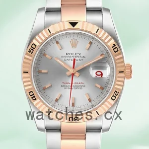 Rolex Datejust Turn-o-graph Men's 116261 36mm Oyster Bracelet/Jubilee Bracelet