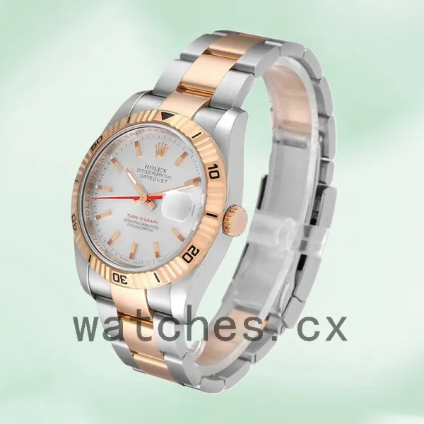 Rolex Datejust Turn-o-graph Men's 116261 36mm Oyster Bracelet/Jubilee Bracelet - Image 3