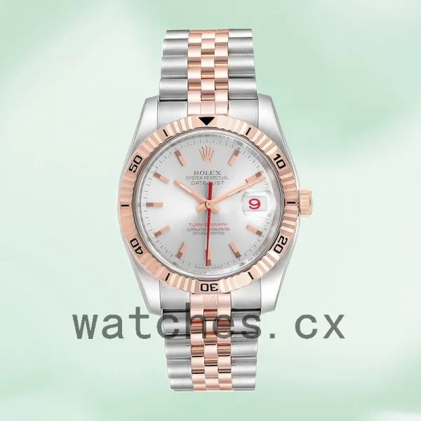 Rolex Datejust Turn-o-graph Men's 116261 36mm Oyster Bracelet/Jubilee Bracelet - Image 5
