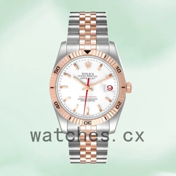 Rolex Datejust Turn-o-graph 116261 Men's 36mm White Dial Silver-tone - Image 2