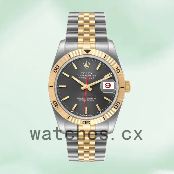 Rolex Datejust Turn-o-graph 36mm Men's 116263 Silver-tone Jubilee Bracelet/Oyster Bracelet - Image 2
