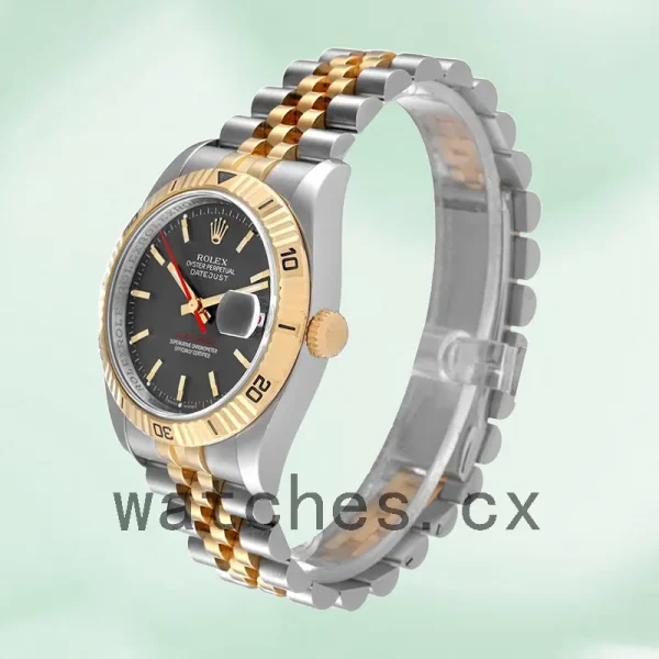 Rolex Datejust Turn-o-graph 36mm Men's 116263 Silver-tone Jubilee Bracelet/Oyster Bracelet - Image 3