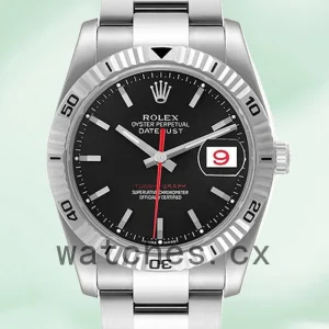 Rolex Datejust Turn-o-graph 116264 Men's 36mm Silver-tone