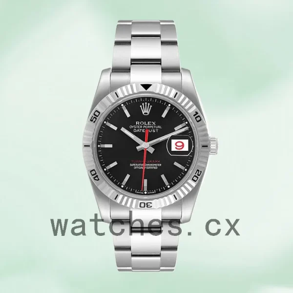 Rolex Datejust Turn-o-graph 116264 Men's 36mm Silver-tone - Image 2