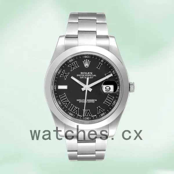 Rolex Datejust 41mm Men's 116300BKRO Automatic Silver-tone - Image 2