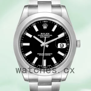 Rolex Datejust 116300BKSO 41mm Men's Black Dial
