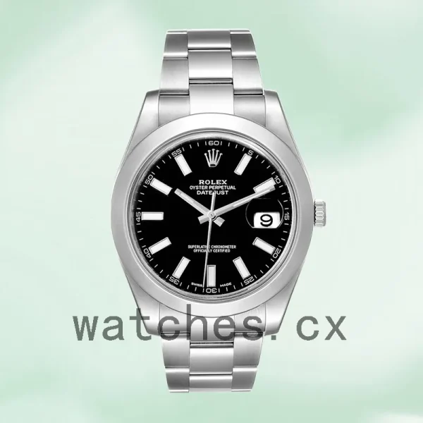 Rolex Datejust 116300BKSO 41mm Men's Black Dial - Image 2