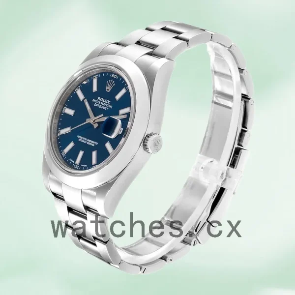 Rolex Datejust 116300BLSO Men's 41mm Silver-tone - Image 3