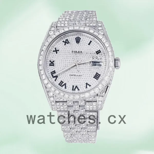 Rolex Datejust 41mm Men's 116300 Diamond Paved Dial - Image 2
