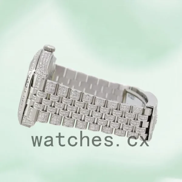 Rolex Datejust 41mm Men's 116300 Diamond Paved Dial - Image 4