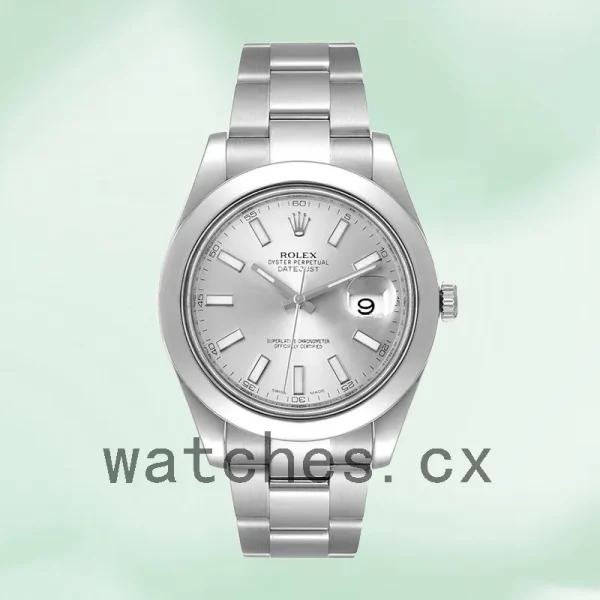 Rolex Datejust Men's 116300SSO 41mm Silver Dial Silver-tone - Image 2
