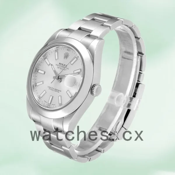 Rolex Datejust Men's 116300SSO 41mm Silver Dial Silver-tone - Image 3