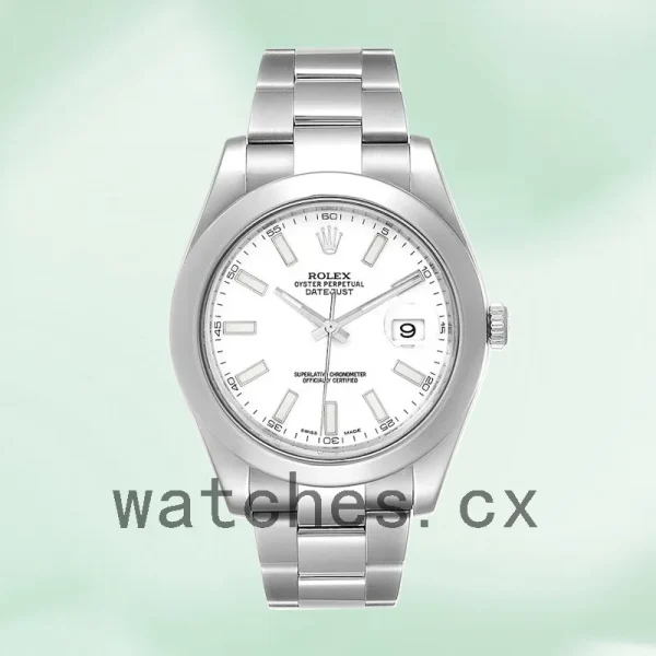 Rolex Datejust 116300WSO 41mm Men's Oyster Bracelet - Image 2