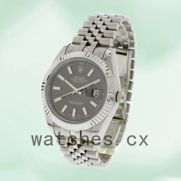 Rolex Datejust Men's 41mm 116334BKSJ Oyster Bracelet - Image 3