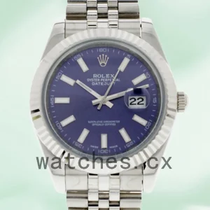 Rolex Datejust Men's 116334BLSJ 41mm Blue Dial