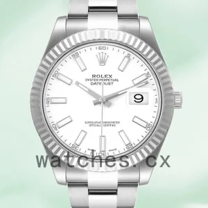 Rolex Datejust 116334 Men's 41mm Automatic Silver-tone
