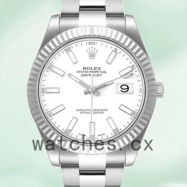 Rolex Datejust 116334 Men's 41mm Automatic Silver-tone