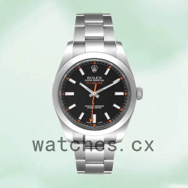 Rolex Milgauss 116400BKSO 40mm Men's Black Dial - Image 2