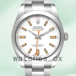 Rolex Milgauss 116400-72400 40mm Men's Silver-tone Oyster Bracelet