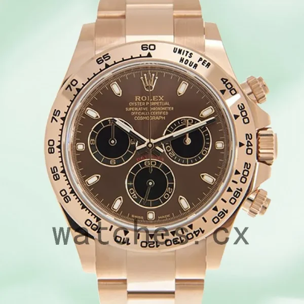 Rolex Daytona m116505-0013 40mm Men's Brown Dial Automatic
