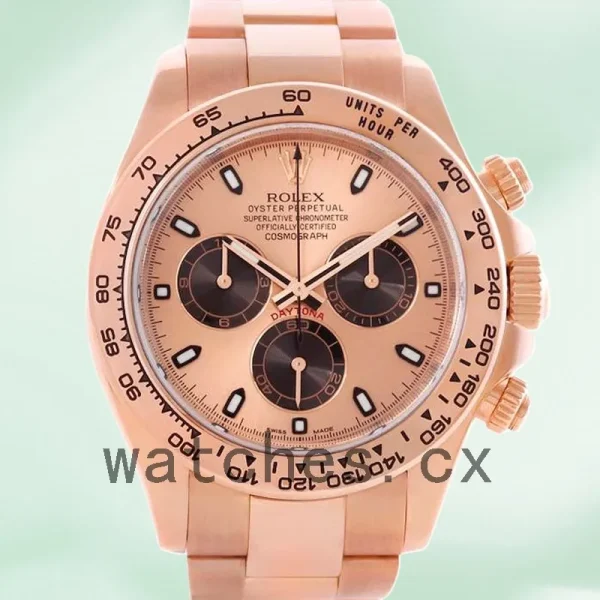 Rolex Daytona m116505-0009 40mm Men's Rose Gold Dial