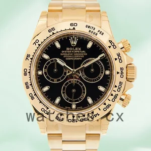Rolex Daytona Men's 116508BKSO 40mm Bracelet Black Dial