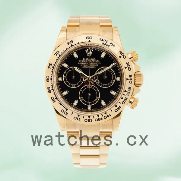 Rolex Daytona Men's 116508BKSO 40mm Bracelet Black Dial - Image 2
