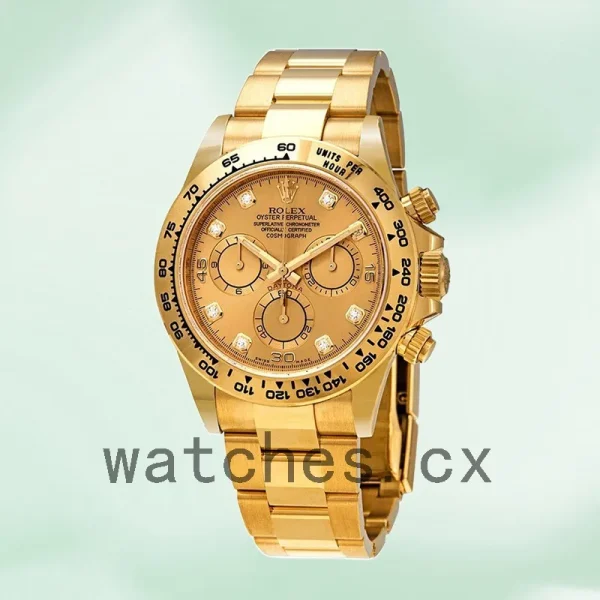 Rolex Daytona Men's 40mm 116508GLDO Champagne Dial - Image 2