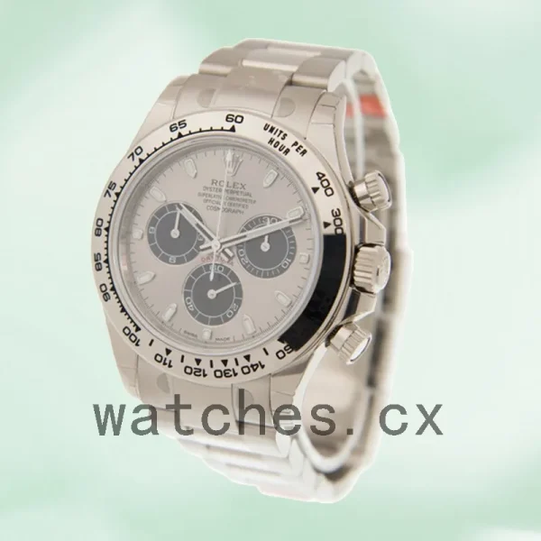 Rolex Daytona Men's m116509-0072 40mm Oyster Bracelet Gray Dial - Image 3