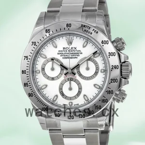 Rolex Daytona Men's 116520-WSO 40mm Silver-tone