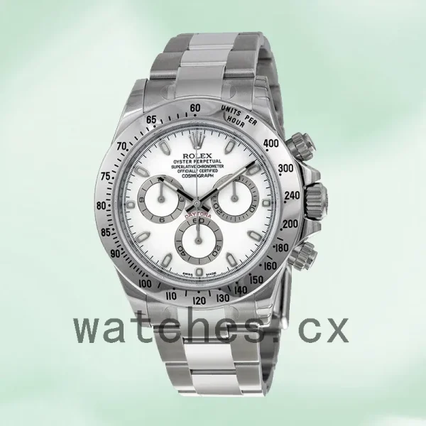 Rolex Daytona Men's 116520-WSO 40mm Silver-tone - Image 2