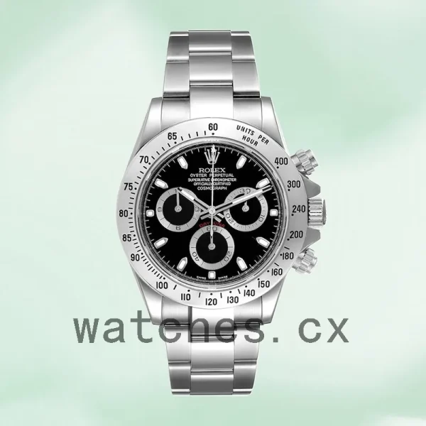 Rolex Daytona 40mm 116520BKSO Men's Silver-tone - Image 2